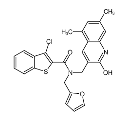 579454-05-0 structure, C26H21ClN2O3S