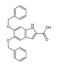 5,6-dibenzyloxy-2-carboxy indole 4966-40-9