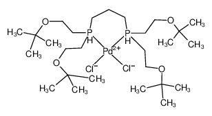 259826-87-4 structure, C27H60Cl2O4P2Pd