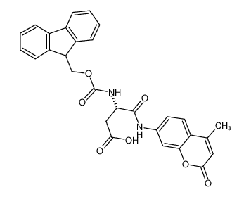 (3S)-3-(9H-fluoren-9-ylmethoxycarbonylamino)-4-[(4-methyl-2-oxochromen-7-yl)amino]-4-oxobutanoic acid 238084-15-6