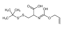 854032-63-6 (2R)-3-(tert-butyldisulfanyl)-2-(prop-2-enoxycarbonylamino)propanoic acid