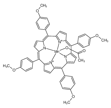 101565-35-9 structure, C50H39MnN4O6++