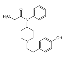N-[1-[2-(4-hydroxyphenyl)ethyl]piperidin-4-yl]-N-phenylpropanamide 76107-53-4