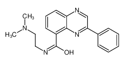 N-[2-(dimethylamino)ethyl]-3-phenylquinoxaline-5-carboxamide 107027-31-6