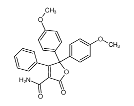 96784-39-3 2-Carbamoyl-4,4-bis(4-methoxyphenyl)-3-phenyl-2-buten-4-olide