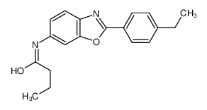 N-[2-(4-Ethylphenyl)-1,3-benzoxazol-6-yl]butanamide