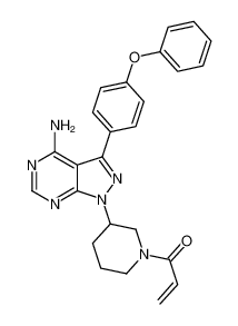 1-(3-(4-氨基-3-(4-苯基氧基苯基)-1H-吡唑并[3,4-d]嘧啶-1-基)哌啶-1-基)-2-丙烯-1-酮