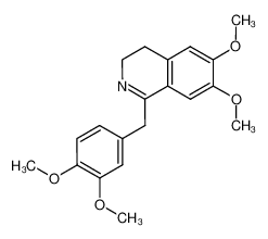 6957-27-3 spectrum, 1-[(3,4-Dimethoxyphenyl)methyl]-3,4-dihydro-6,7-dimethoxyisoquinoline