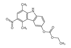 129117-56-2 spectrum, 1,4-dimethyl-6-ethoxycarbonyloxy-3-nitro-9H-carbazole