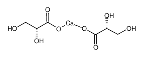 14028-62-7 structure, C6H10CaO8