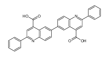 6-(4-carboxy-2-phenylquinolin-6-yl)-2-phenylquinoline-4-carboxylic acid 6705-92-6