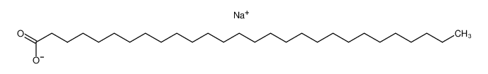 25728-82-9 structure, C28H55NaO2