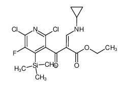 143879-85-0 structure, C17H21Cl2FN2O3Si