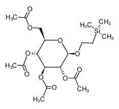 81342-44-1 2,3,4,6-tetra-O-acetyl-1-O-(2-trimethylsilylethyl)-β-D-glucopyranoside