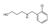 3-[(2-chlorophenyl)methylamino]propan-1-ol 69739-55-5