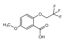 5-METHOXY-2-(2,2,2-TRIFLUOROETHOXY)BENZOIC ACID 175205-34-2