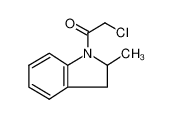 2-chloro-1-(2-methyl-2,3-dihydroindol-1-yl)ethanone 1013-18-9