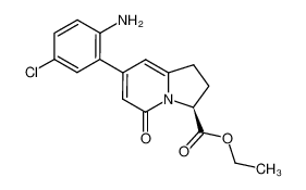 1445865-58-6 spectrum, ethyl (3S)-7-(2-amino-5-chlorophenyl)-5-oxo-1,2,3,5-tetrahydroindolizine-3-carboxylate