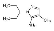 4-methyl-2-pentan-3-ylpyrazol-3-amine