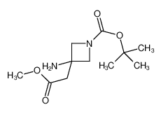 1105662-89-2 2-Methyl-2-propanyl 3-amino-3-(2-methoxy-2-oxoethyl)-1-azetidinec arboxylate