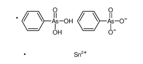 88652-67-9 structure, C14H18As2O6Sn