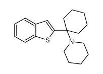 1-[1-(1-Benzothiophen-2-yl)cyclohexyl]piperidine 120093-01-8