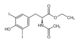 21959-36-4 structure, C13H15I2NO4