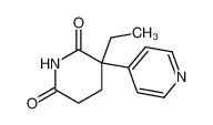 (+/-) 3-乙基-3-(4-吡啶)-2,6-哌啶二酮