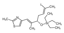 282097-87-4 (5S)-2-iodo-6-methyl-7-(2-methylthiazol-4-yl)-5-(triethylsilyloxy)-2,6-heptadiene