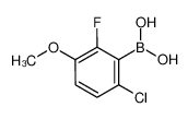 (6-Chloro-2-fluoro-3-methoxyphenyl)boronic acid 867333-04-8