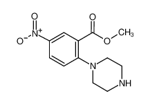 5-NITRO-2-PIPERAZIN-1-YL-BENZOIC ACID METHYL ESTER 886360-73-2