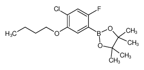 5-Butoxy-4-chloro-2-fluorophenylboronic acid, pinacol ester 1256360-19-6