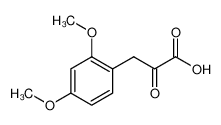 Benzenepropanoic acid, 2,4-dimethoxy-α-oxo-