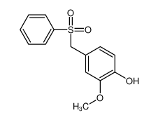 59770-86-4 spectrum, 4-(benzenesulfonylmethyl)-2-methoxyphenol