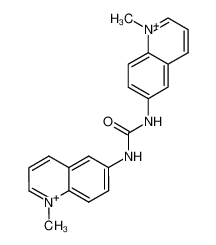 6,6'-(carbonylbis(azanediyl))bis(1-methylquinolin-1-ium) 14910-31-7