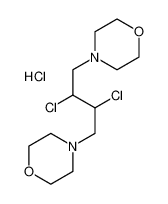 4-(2,3-dichloro-4-morpholin-4-ylbutyl)morpholine,hydrochloride 5443-53-8