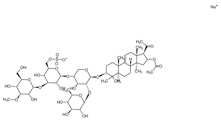 139307-92-9 structure, C50H79NaO25S