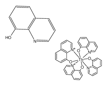 29032-85-7 tetrakis(8-quinolinolato)thorium(IV) * 8-quinolinol