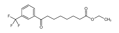 乙基8-氧代-8-[3-(三氟甲基)苯基]辛酸酯