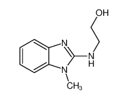 2-[(1-methylbenzimidazol-2-yl)amino]ethanol 57262-39-2