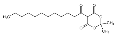 111861-21-3 spectrum, 2,2-dimethyl-4,6-dioxo-5-dodecanoyl-1,3-dioxane