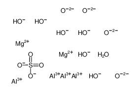 12247-75-5 structure, Al4H8Mg2O15S