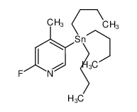 2-氟-4-甲基-5-(三丁基锡烷基)吡啶