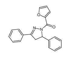 (3,5-diphenyl-3,4-dihydropyrazol-2-yl)-(furan-2-yl)methanone 701226-08-6