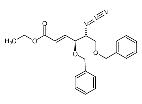 1427467-85-3 ethyl (4S,5R,2E)-5-azido-4,6-bis(benzyloxy)hex-2-enoate