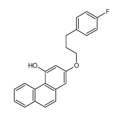 2-[3-(4-fluorophenyl)propoxy]phenanthren-4-ol 59873-17-5