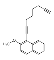 755005-65-3 2-methoxy-1-octa-1,7-diynylnaphthalene