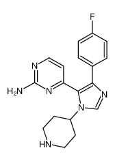 4-[4-(4-氟苯基)-1-(4-哌啶基)-1H-咪唑-5-基]-2-嘧啶胺