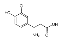 3-氨基-3-(3-氯-4-羟基苯基)-丙酸图片