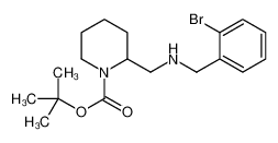 tert-butyl 2-[[(2-bromophenyl)methylamino]methyl]piperidine-1-carboxylate 887587-74-8